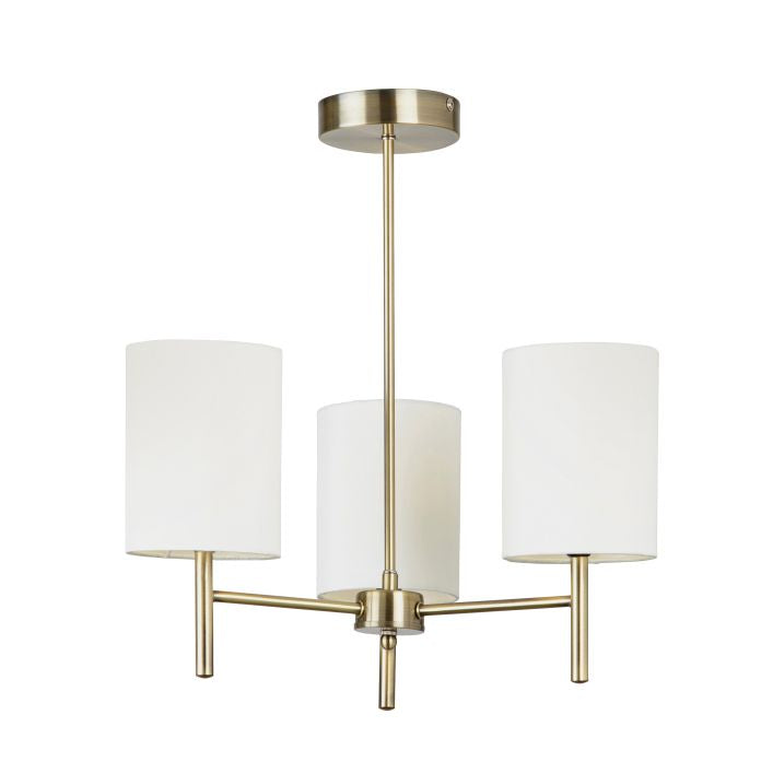 Brio Ceiling Lamp-Brass/Cream