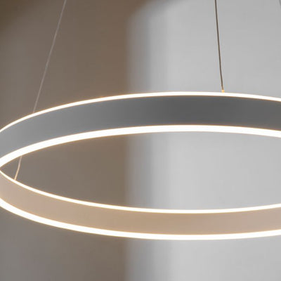 Gen Pendant Light-Matt Chrome Frosted