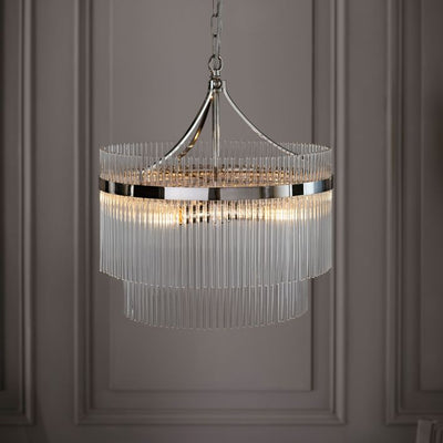 Marietta Pendant Light 5 Light Chrome