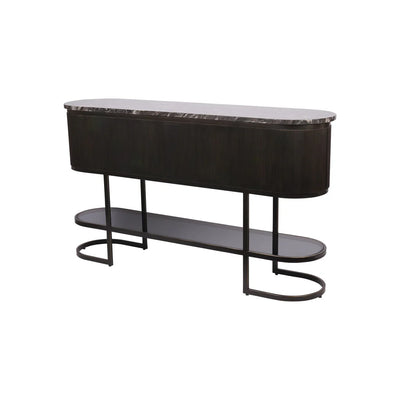 Belvedere Aged Black Console