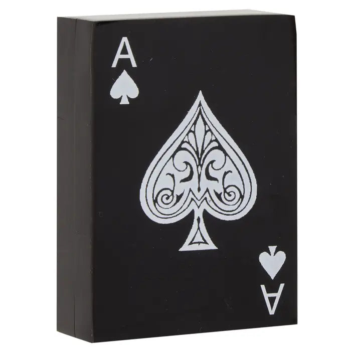 Games Black and White Card Box with Playing Cards