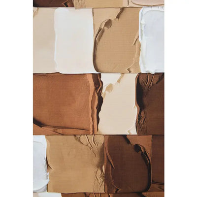 Textured Wall Art in Neutral Tones | Modern Abstract Square Canvas