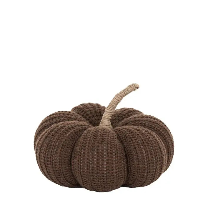 Autumn Knitted Pumpkin Brown