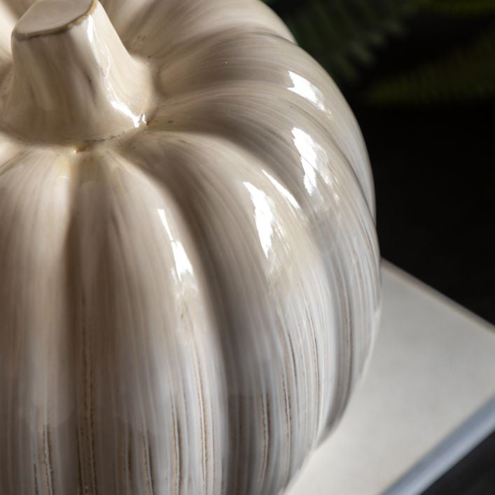 Ceramic Pumpkin-Natural