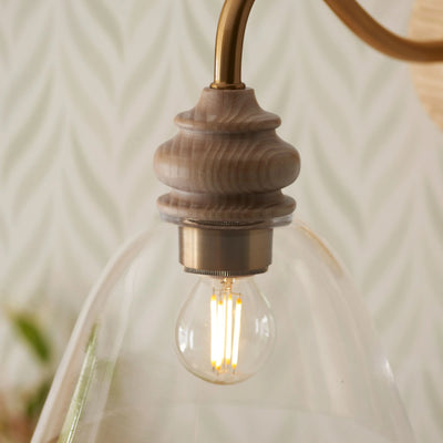 Cotswold 1 Wall Light Natural Ash
