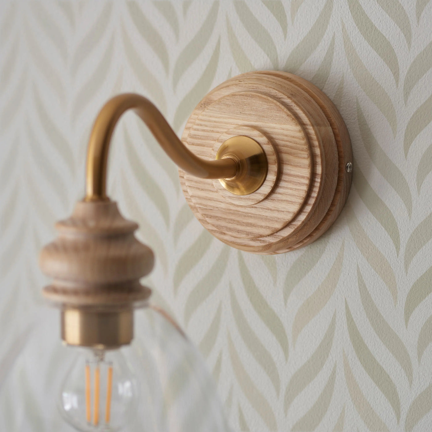 Cotswold 1 Wall Light Natural Ash