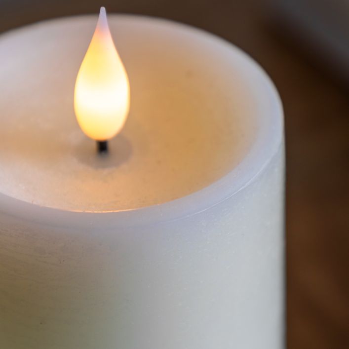 LED 1 Wick Candle 3 pack Ivory