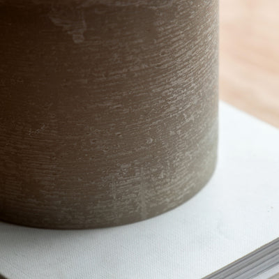 LED 3 Wick Candle Warm Grey