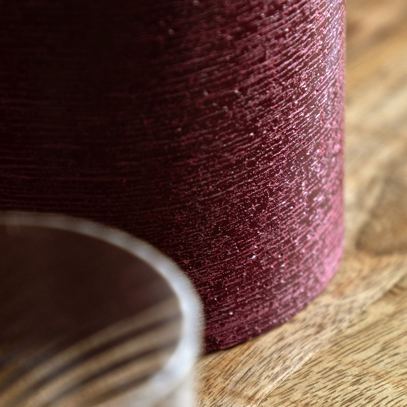LED 3 Wick Candle Oxblood