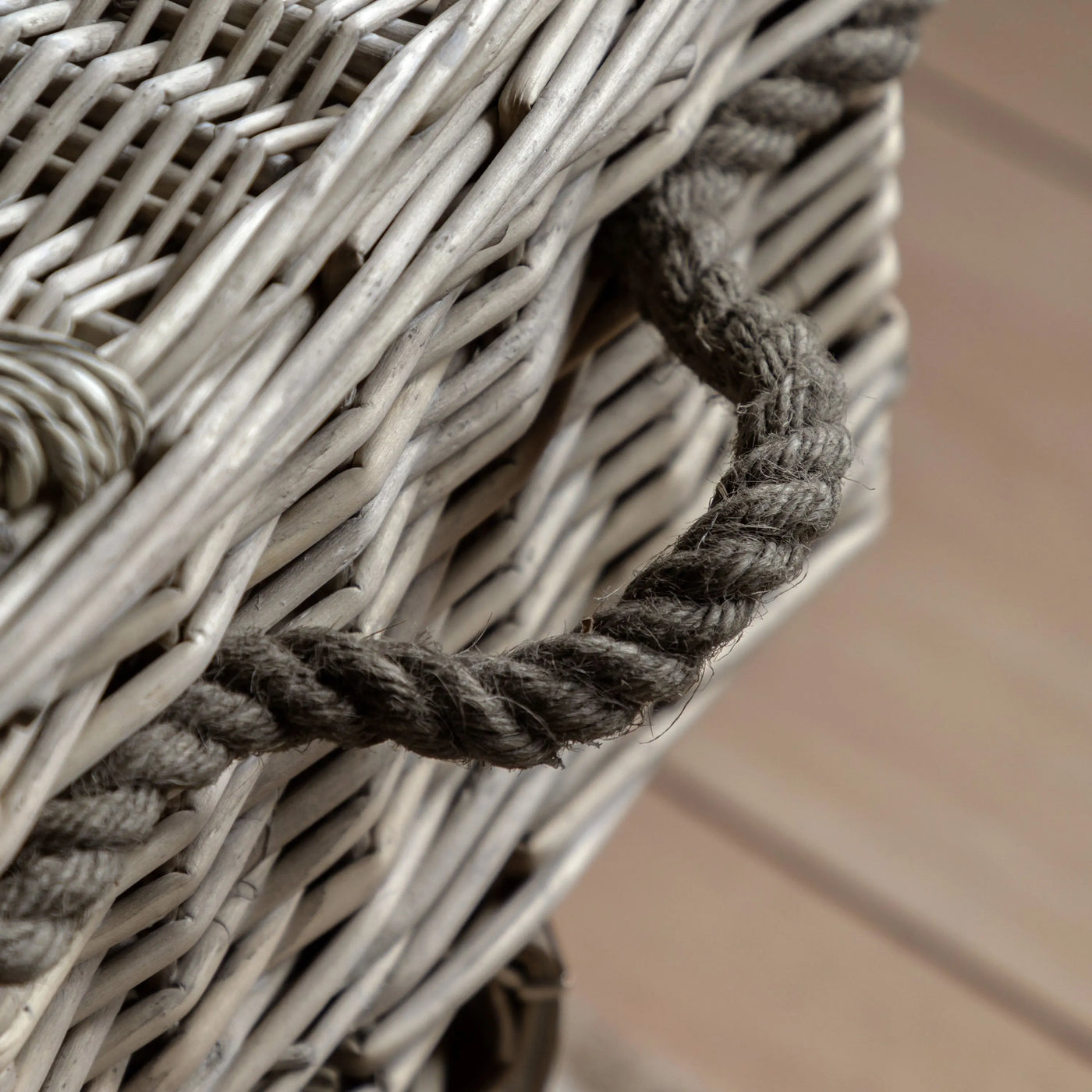 Rivra Lidded Baskets Natural Set of 2