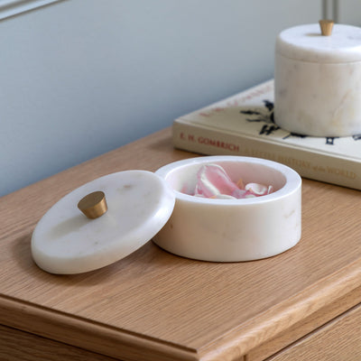 Marble Rounded Box- 2 Sizes Available