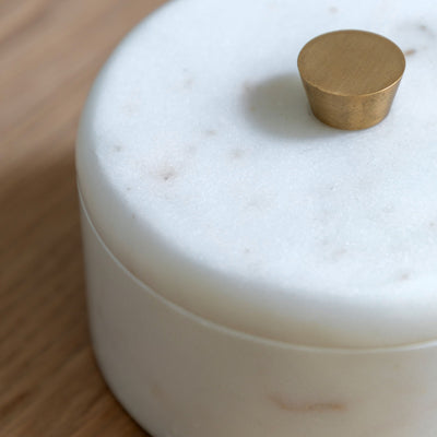 Marble Rounded Box- 2 Sizes Available