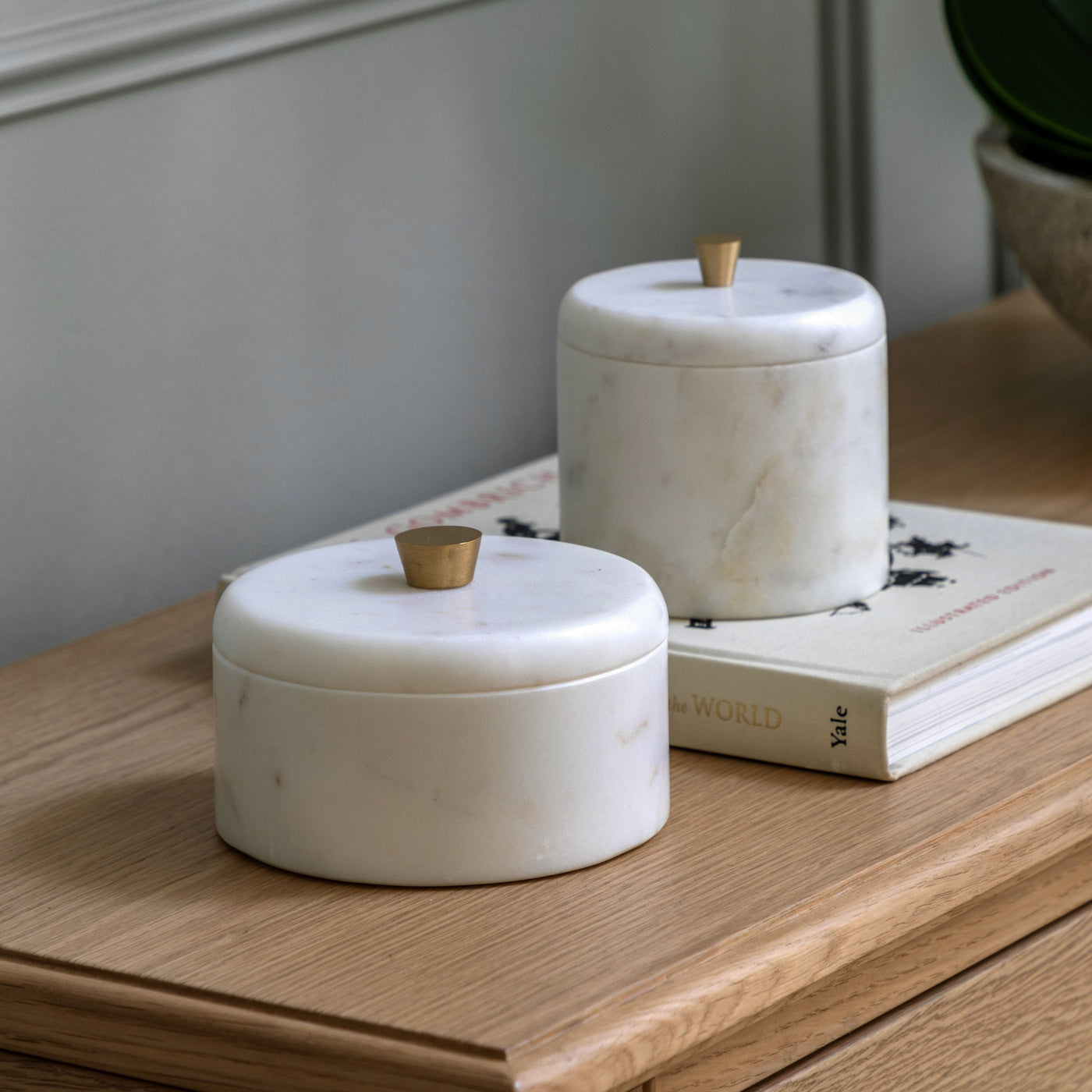 Marble Rounded Box- 2 Sizes Available