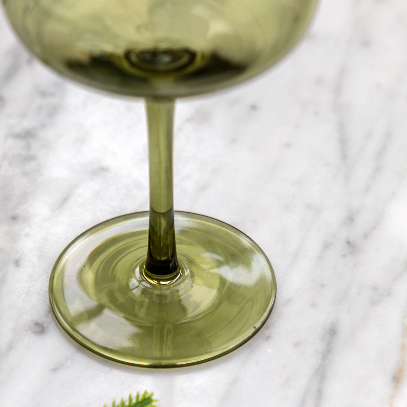 Set of 4 Wine Glass Green