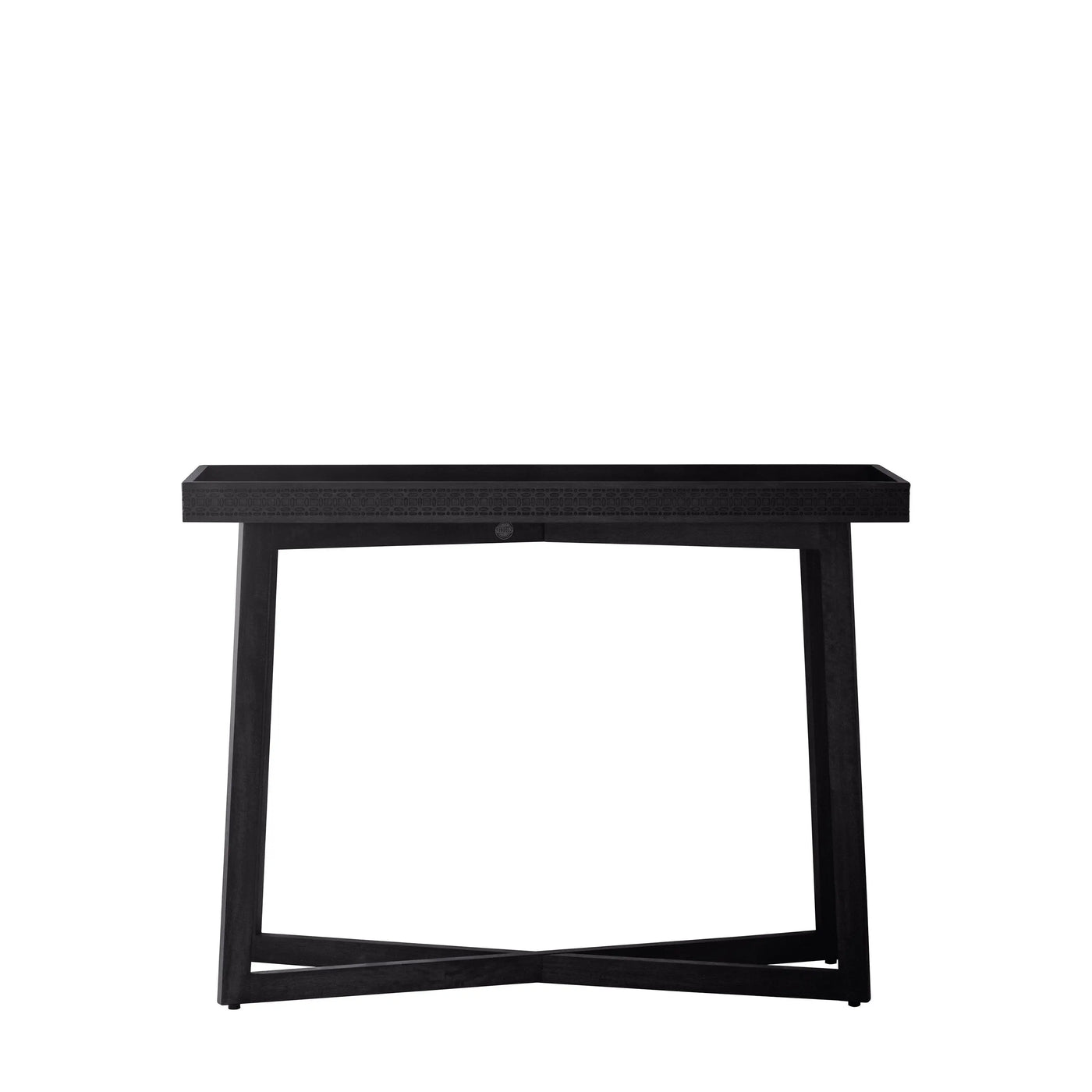 Boho Black Boutique Console Table
