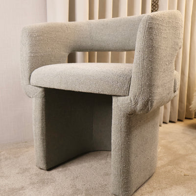 Sloane Dining Chair-Grey Boucle