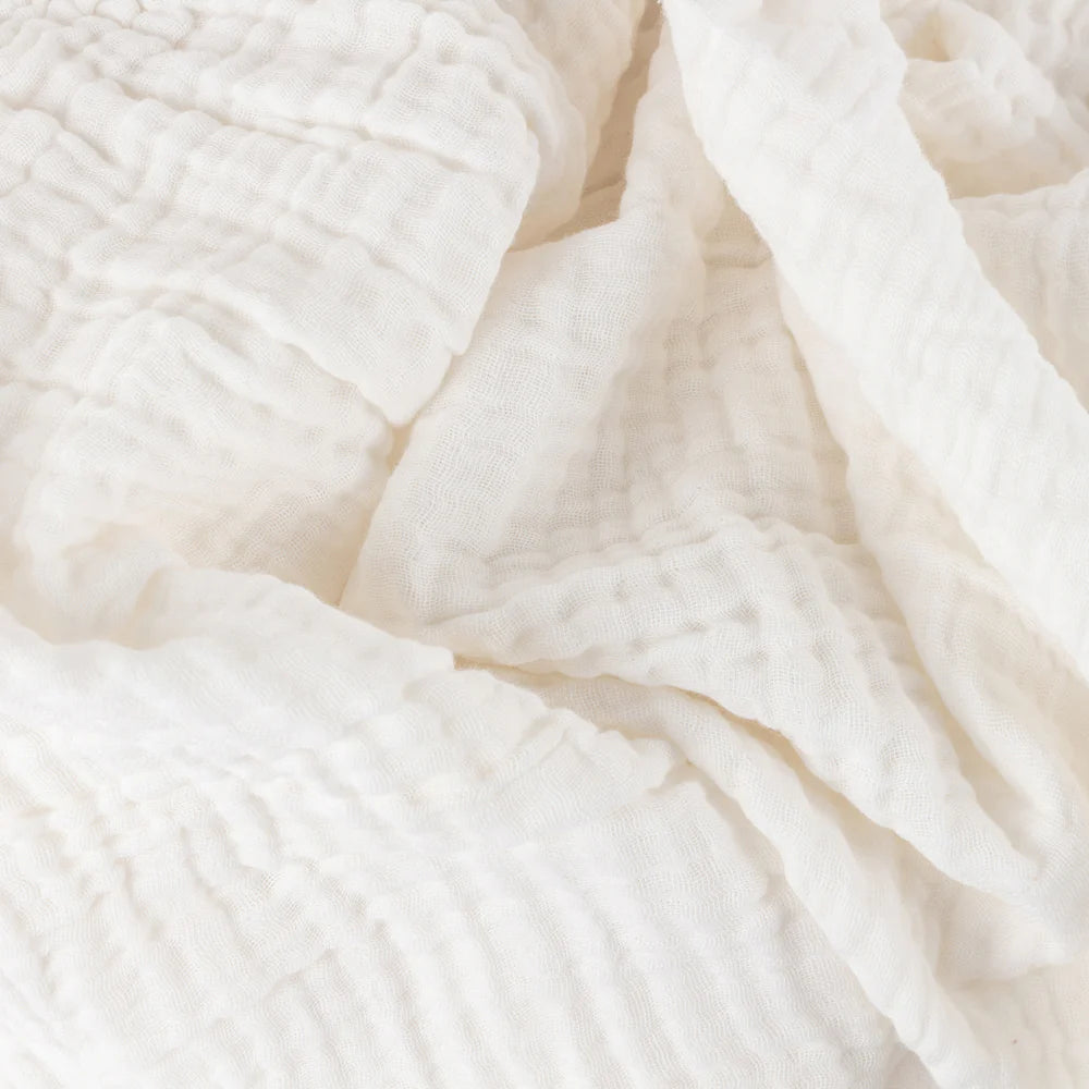 Muslin Throw White