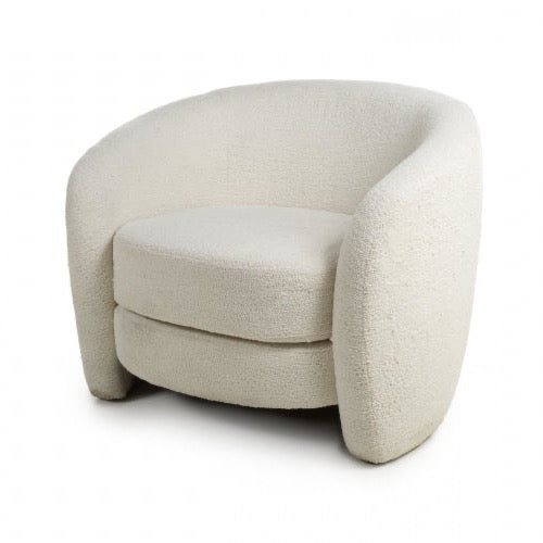 Boucle Occasional Tub Chair