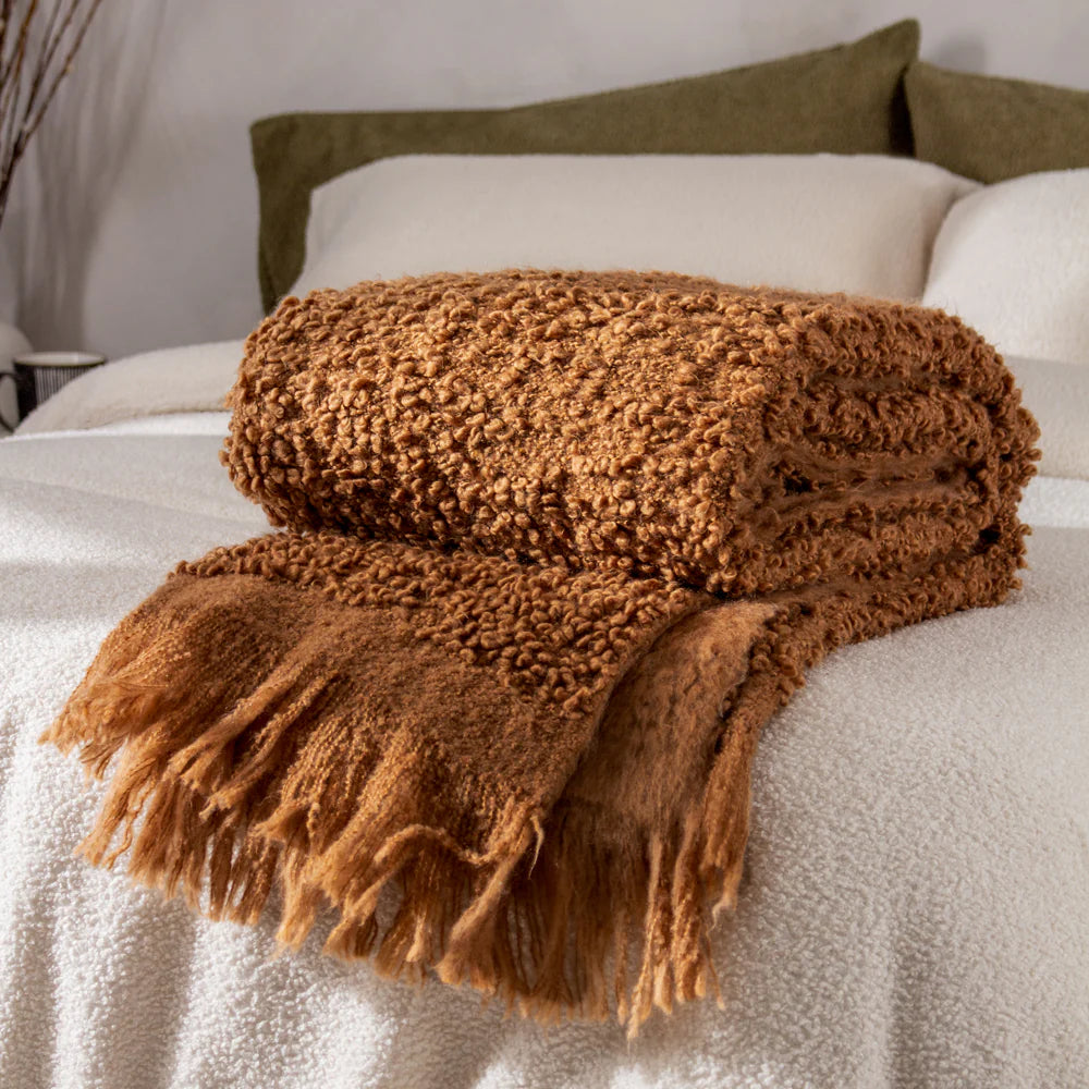 Ulah Woven Ginger Throw