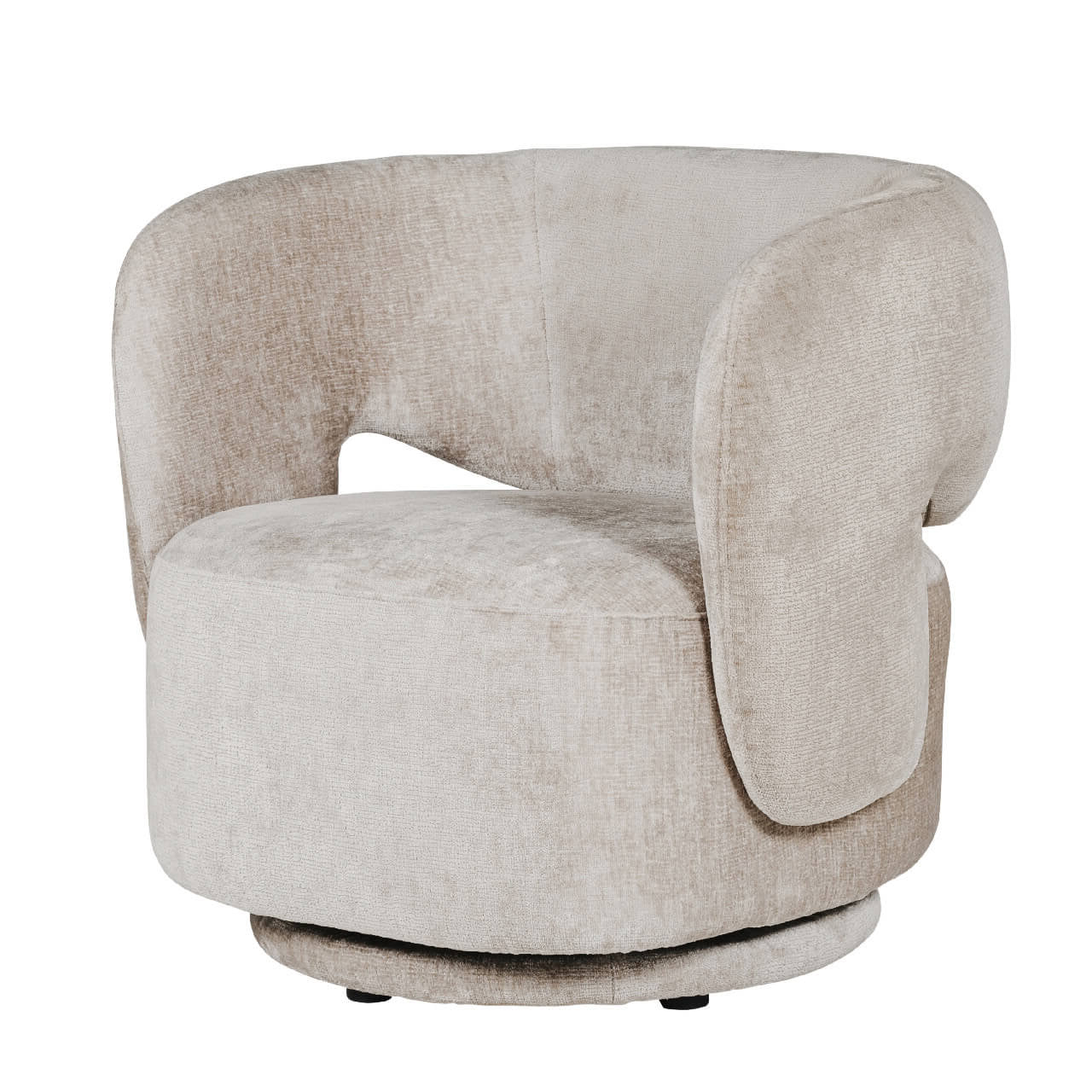 Koa Swivel Chair Mink