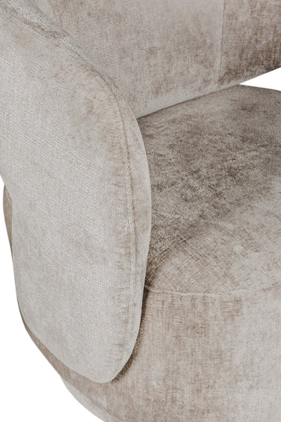 Koa Swivel Chair Mink