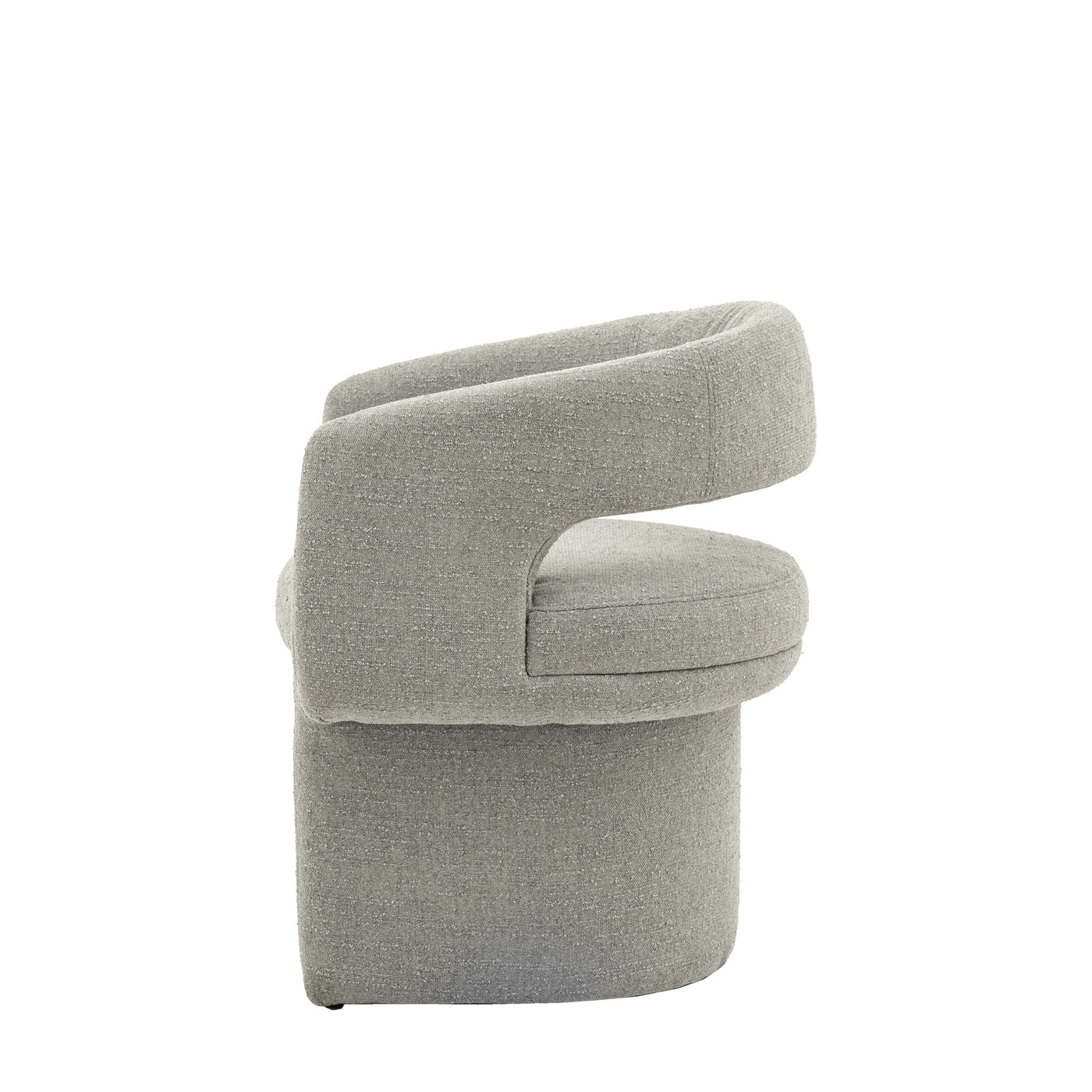 Sloane Dining Chair-Grey Boucle