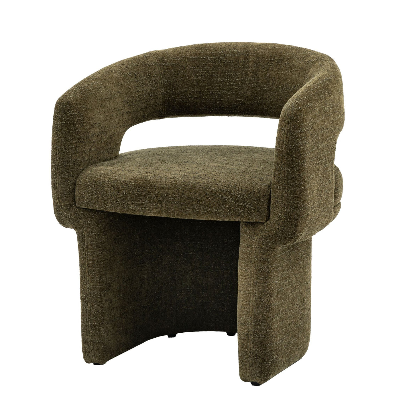 Sloane Dining Chair-Green Boucle