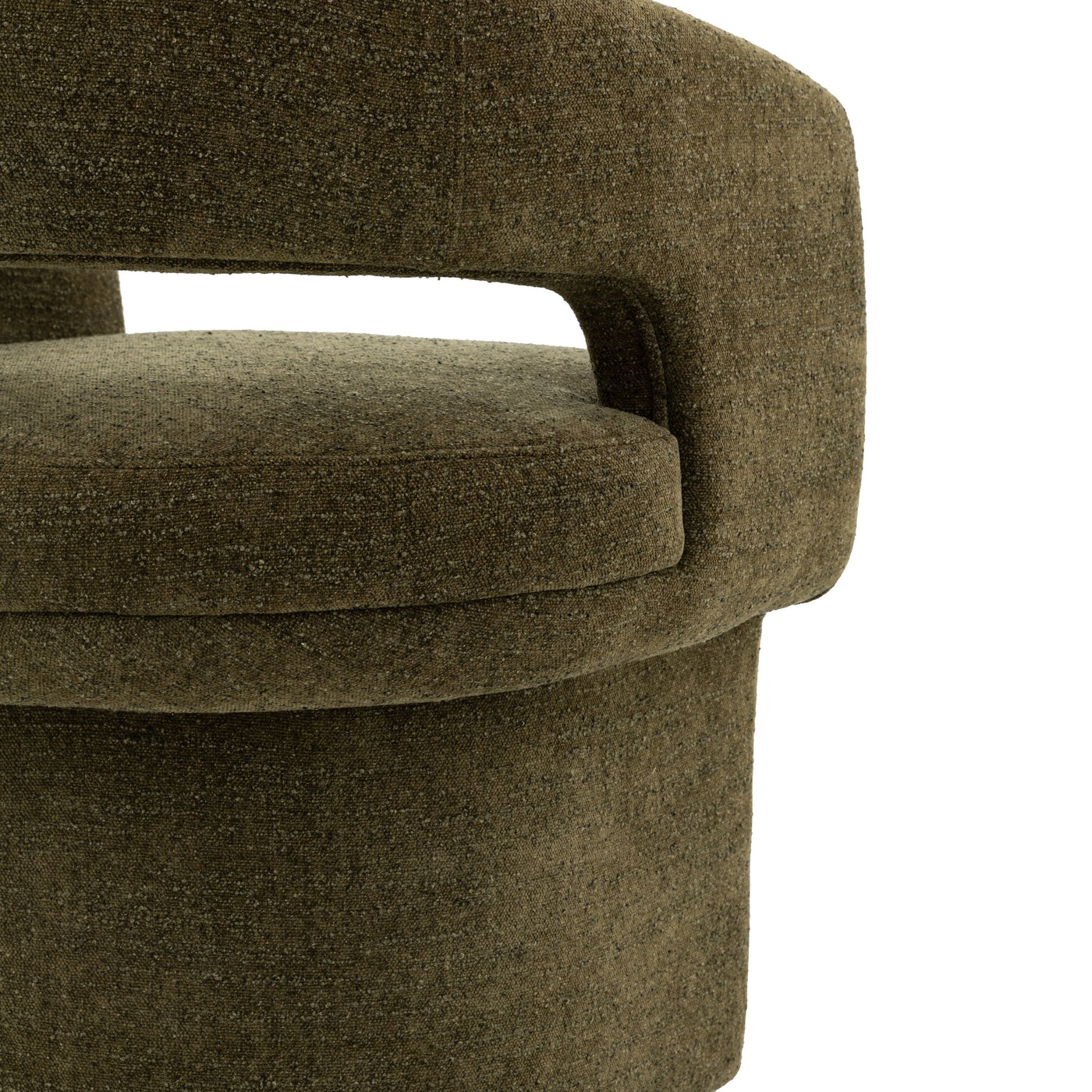 Sloane Dining Chair-Green Boucle