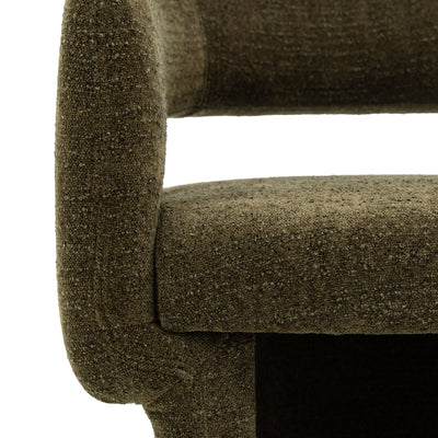 Sloane Dining Chair-Green Boucle