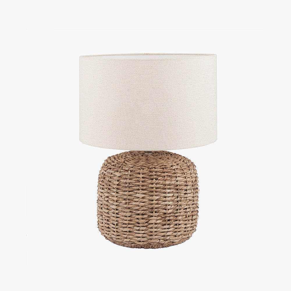 Natural Woven Table Lamp