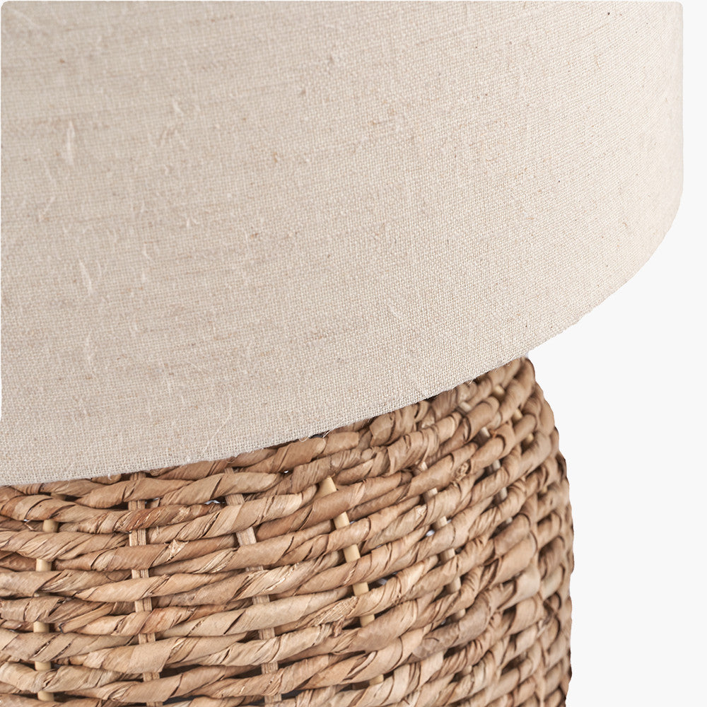 Natural Woven Table Lamp