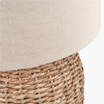 Natural Woven Table Lamp