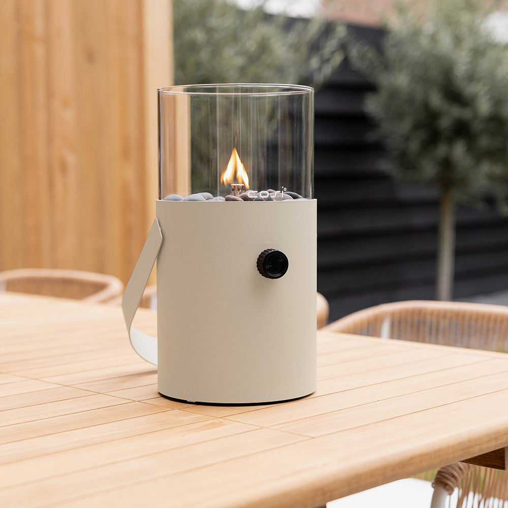 Cosi Sandy Beige Fire Lantern