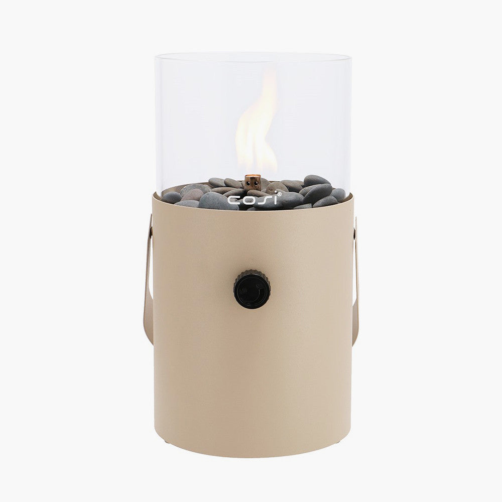 Cosi Sandy Beige Fire Lantern