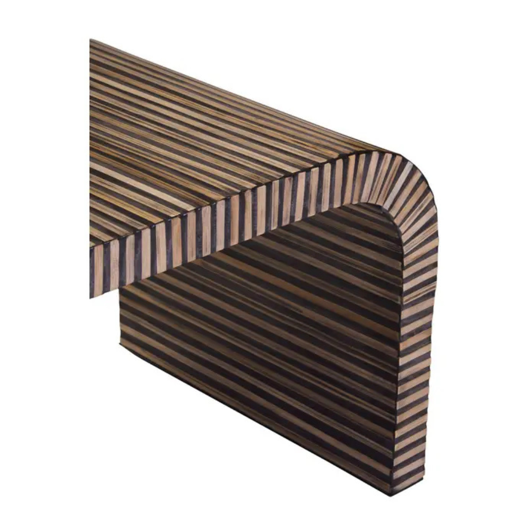 Bamboo Inlay Coffee Table
