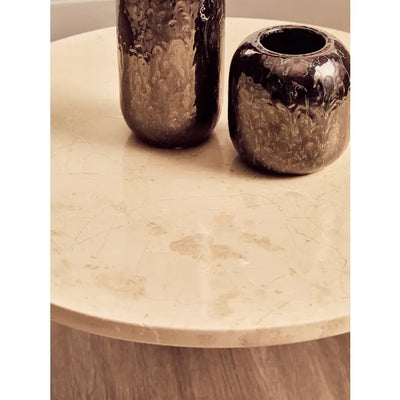 Palmermo Cream Marble Coffee Table (2 sizes available)