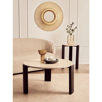 Palmermo Cream Marble Coffee Table (2 sizes available)