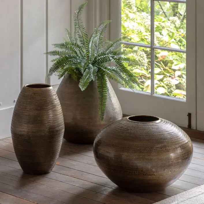 Artistic Aluminium Tall Vase Arrow