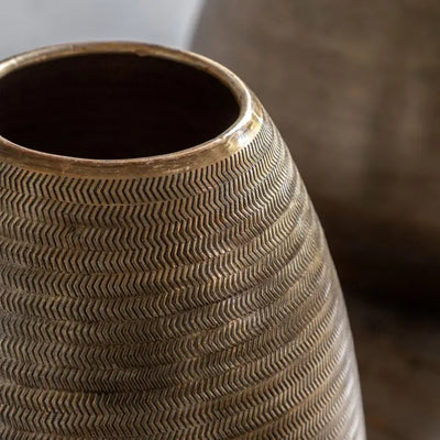 Artistic Aluminium Tall Vase Arrow