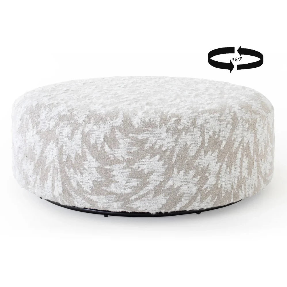 Logan Sofa-Pearl with Natural & Latte Scatters