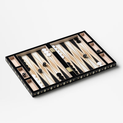 Lacquered Backgammon