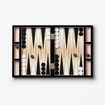 Lacquered Backgammon