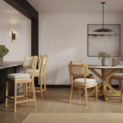 Maggie Frost & Umber Counter Stool