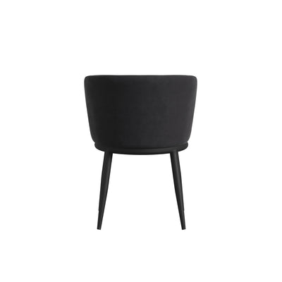 Brampton Dining Chair Black Velvet