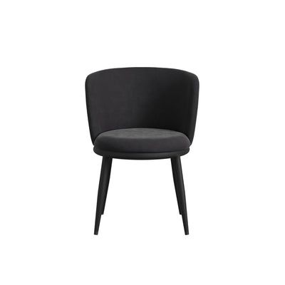 Brampton Dining Chair Black Velvet