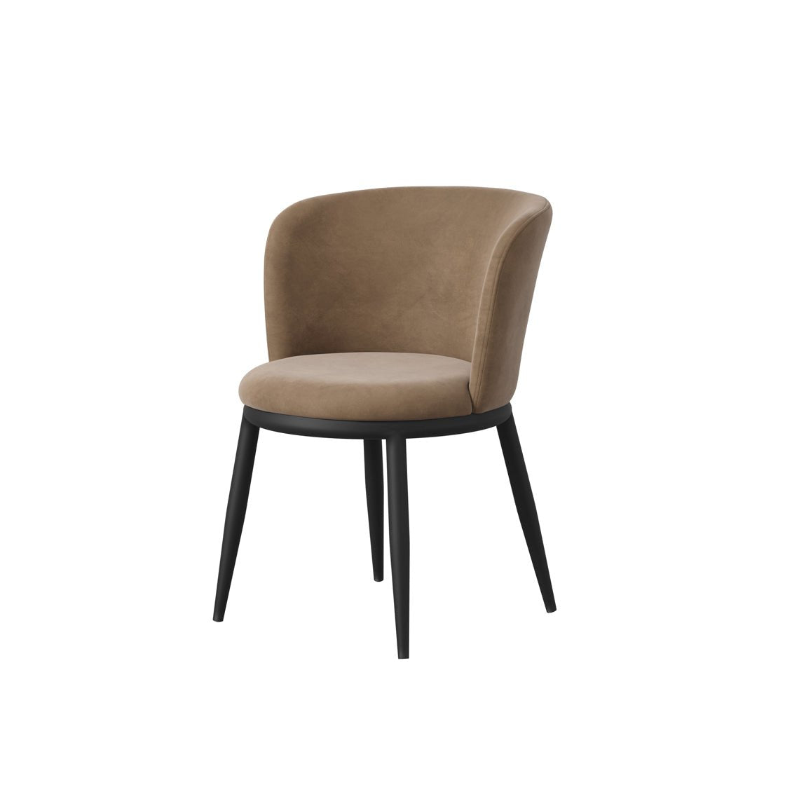 Brampton Dining Chair Mole Velvet