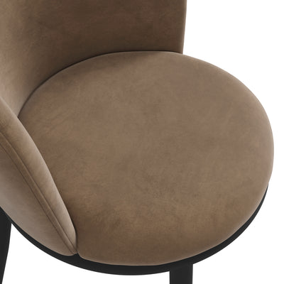 Brampton Dining Chair Mole Velvet