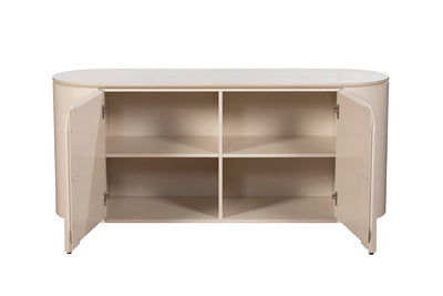 Cream Curve Sideboard