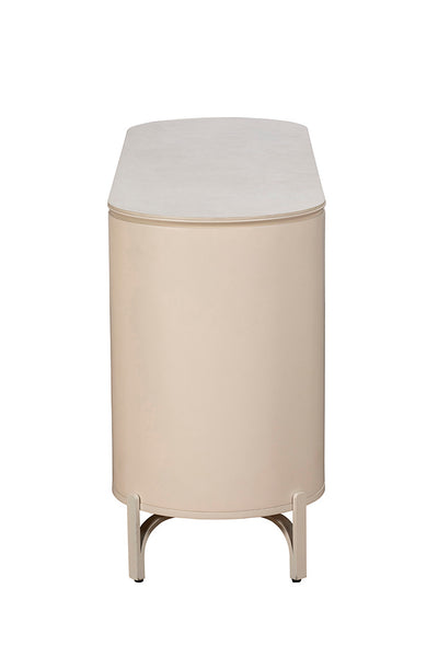 Cream Curve Sideboard