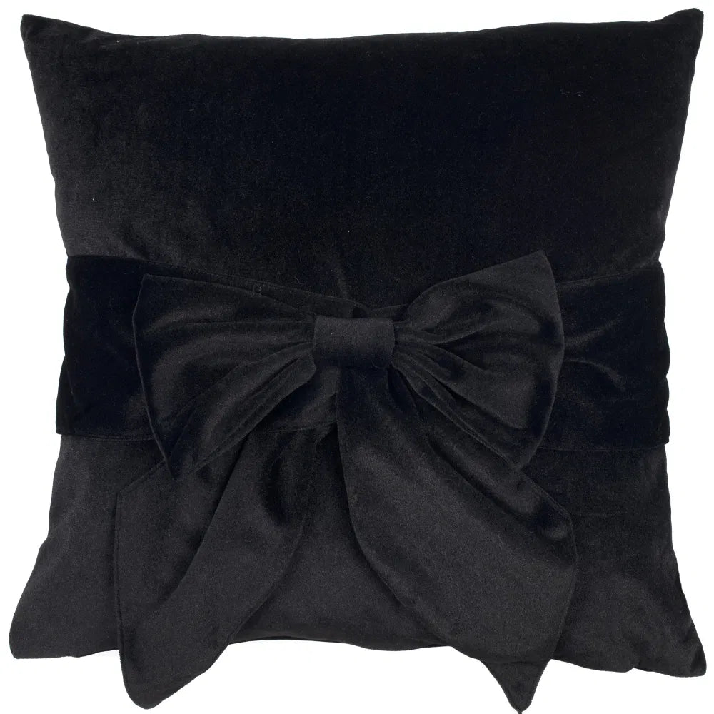 Malini Paul Moneypenny Black Tiedup Cushion